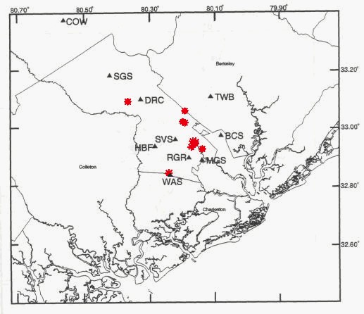 Earthquakes in MPSSZ